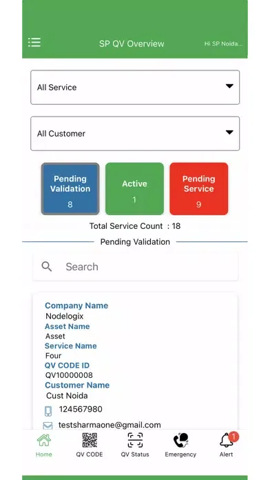 Tangkapan skrin QVCODE (Quick Validator Code)