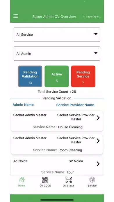 Tangkapan skrin QVCODE (Quick Validator Code)