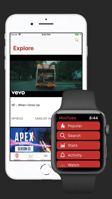 Ảnh chụp màn hình của Minitube for Youtube