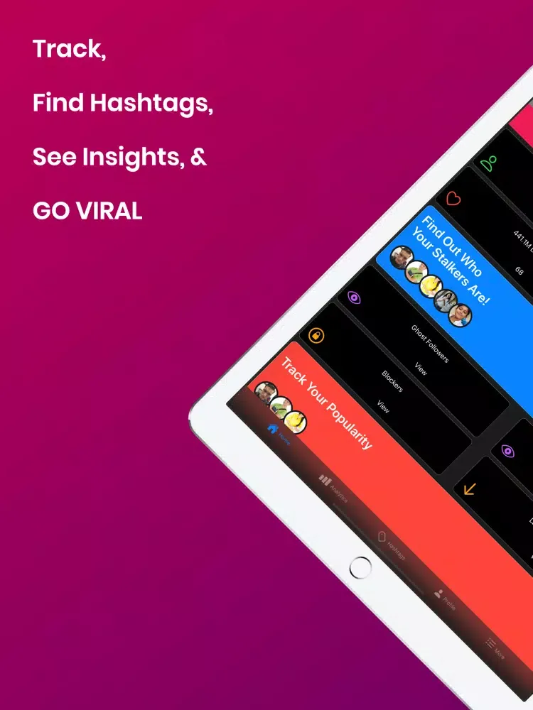 ภาพหน้าจอของ TikTracker for Viral iPad 