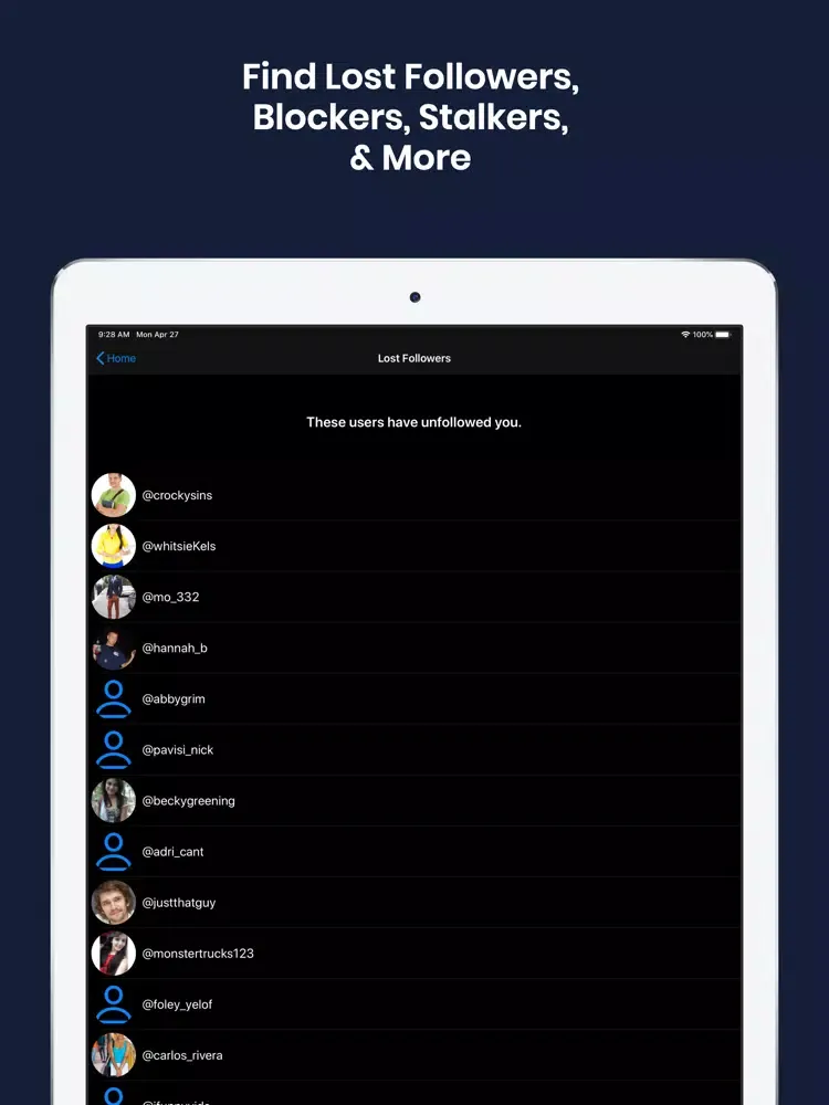 ภาพหน้าจอของ TikTracker for Viral iPad 