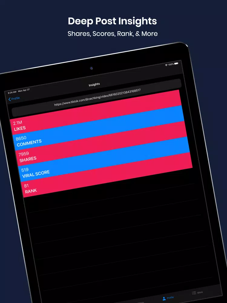 صور TikTracker for Viral iPad 