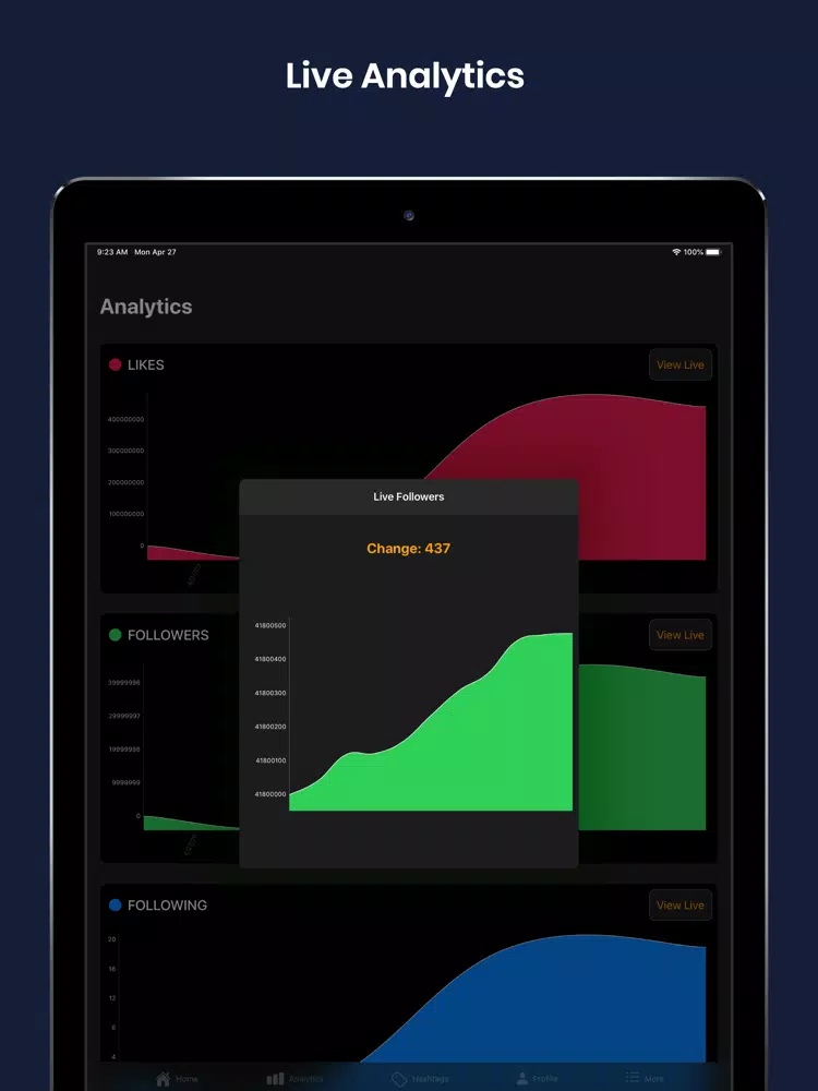 صور TikTracker for Viral iPad 
