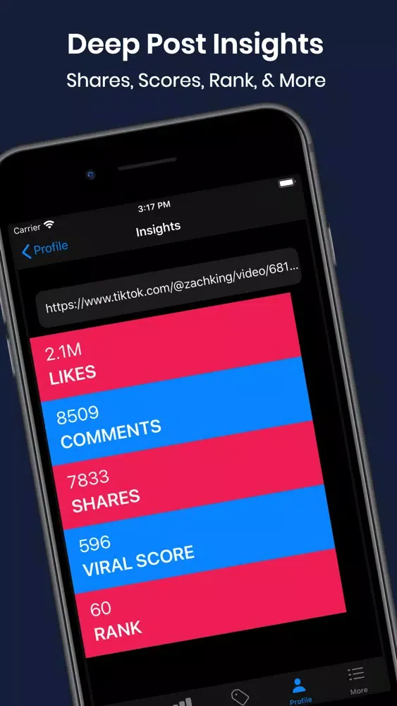 ภาพหน้าจอของ TikTracker for Viral
