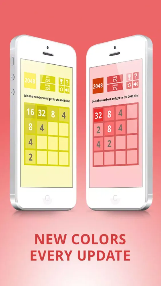 2048 Colors Tile Puzzle Game: Challenge your brain 스크린샷