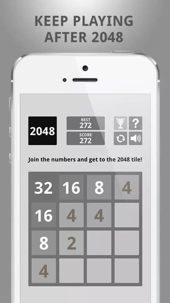 2048 Colors Tile Puzzle Game: Challenge your brain 스크린샷