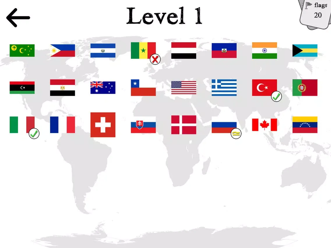 Country Flags Quiz iPad  Ekran Görüntüleri