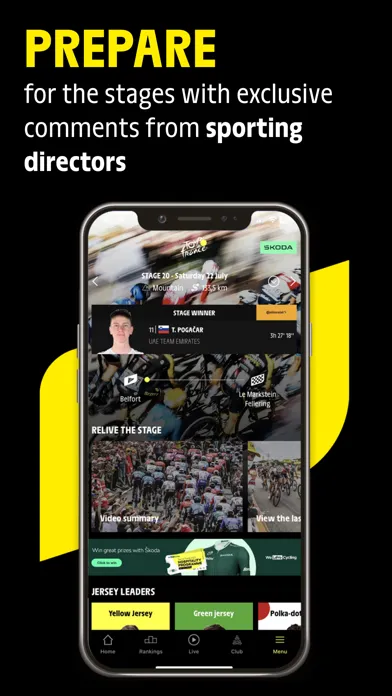 ภาพหน้าจอของ Tour de France by ŠKODA