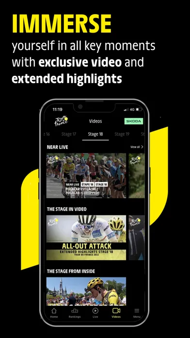 ภาพหน้าจอของ Tour de France by ŠKODA