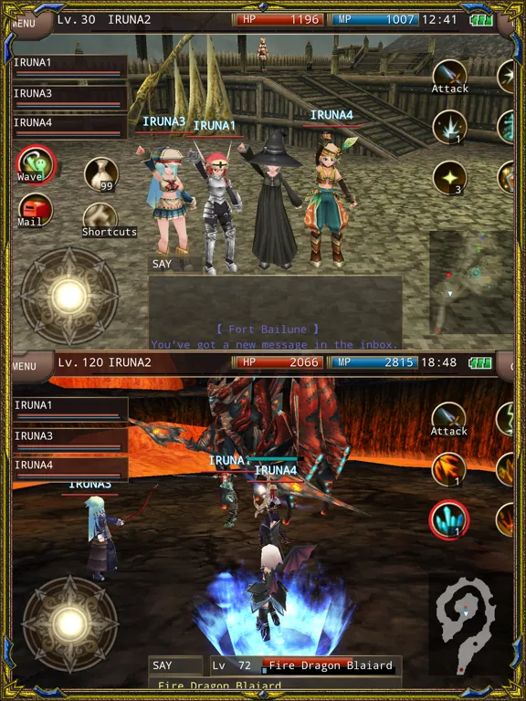 RPG IRUNA Online MMORPG iPad  স্ক্রিনশট