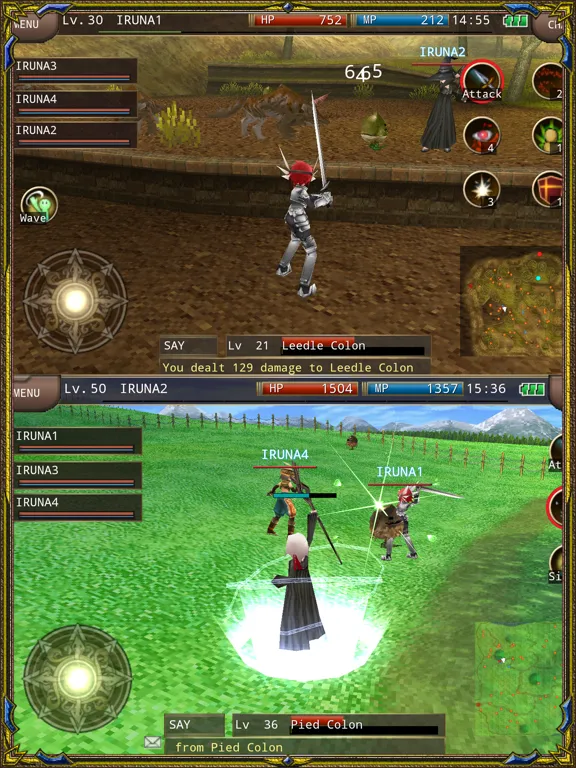 RPG IRUNA Online MMORPG iPad  স্ক্রিনশট