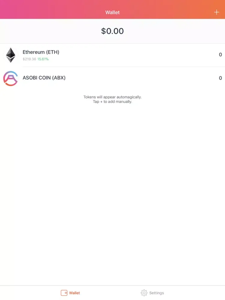 Capturas de pantalla de Asobi Wallet iPad 