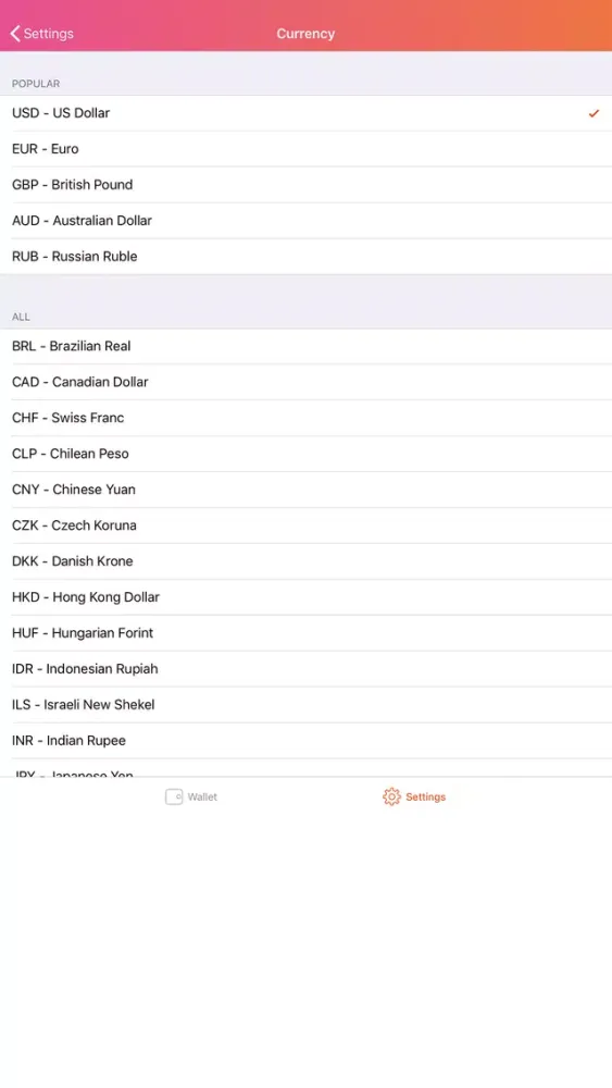 Capturas de pantalla de Asobi Wallet