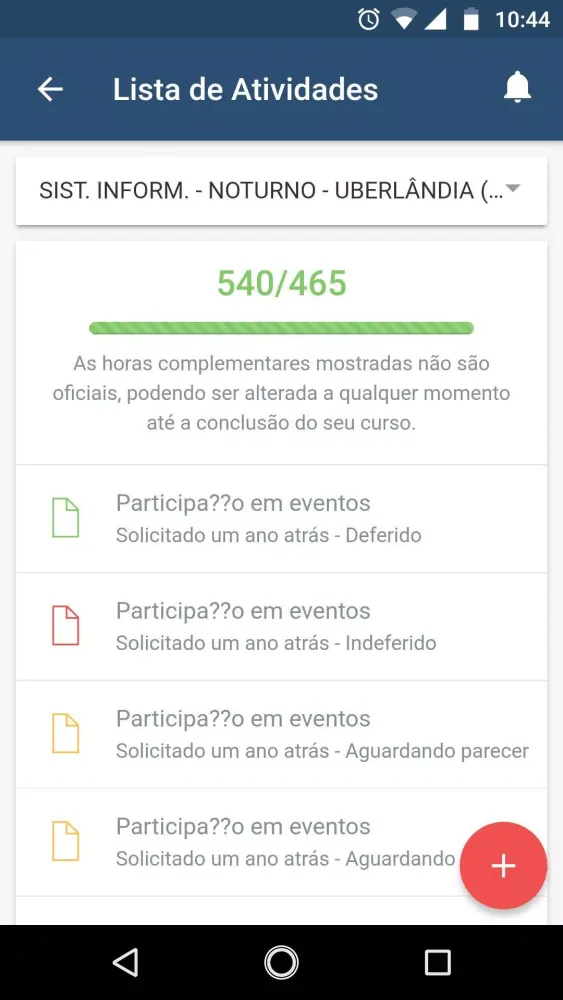 Capturas de pantalla de Meu Universo