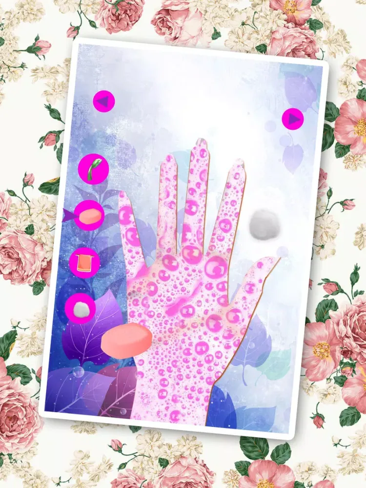 Capturas de tela do Nail Art Salon Girls - Free Manicure Beauty Hands Makeover DressUp games for kids iPad 