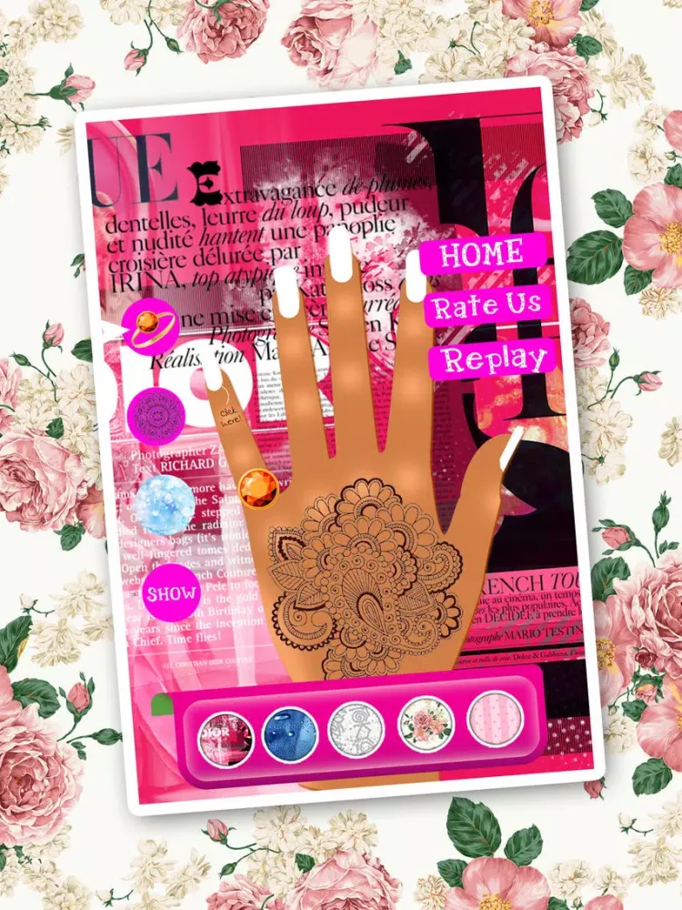 Capturas de tela do Nail Art Salon Girls - Free Manicure Beauty Hands Makeover DressUp games for kids iPad 