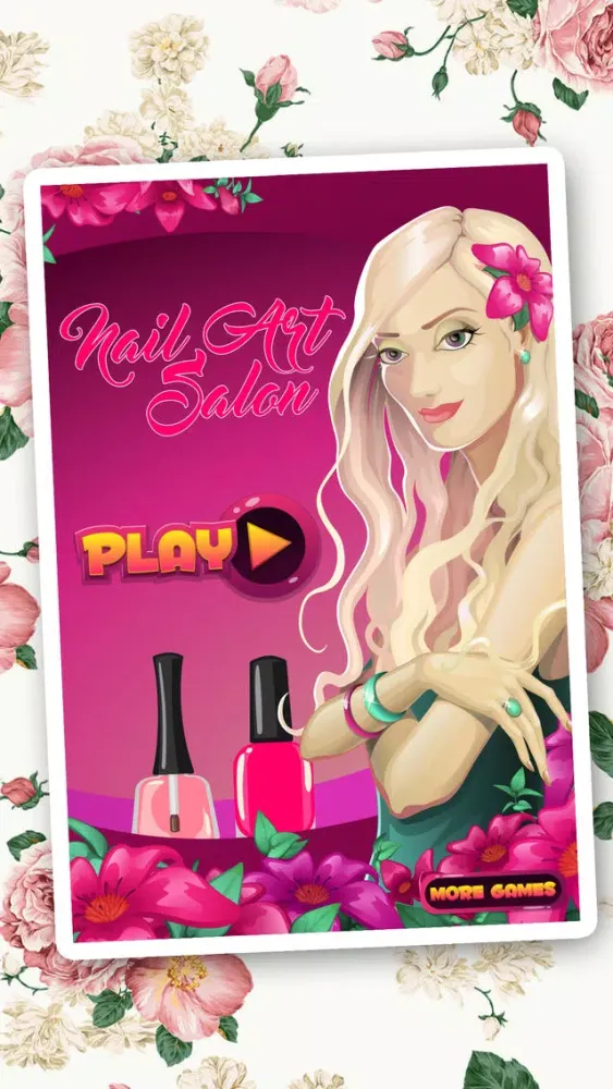 Capturas de tela do Nail Art Salon Girls - Free Manicure Beauty Hands Makeover DressUp games for kids