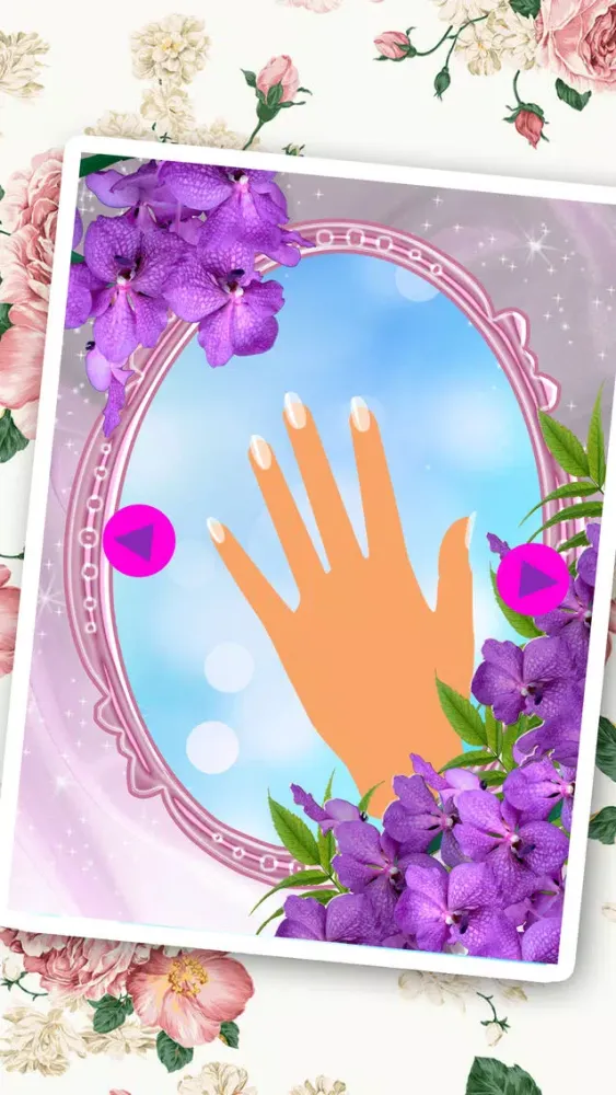 Capturas de tela do Nail Art Salon Girls - Free Manicure Beauty Hands Makeover DressUp games for kids