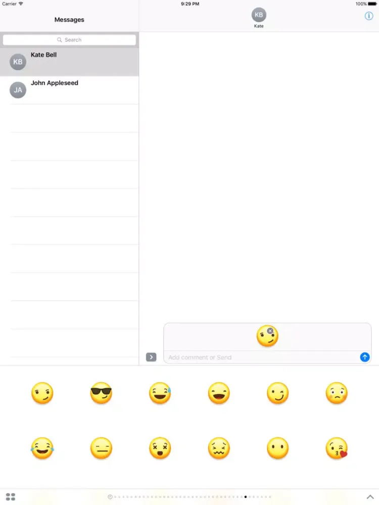 Emoji 3D Stickers for iMessage iPad  स्क्रीनशॉट