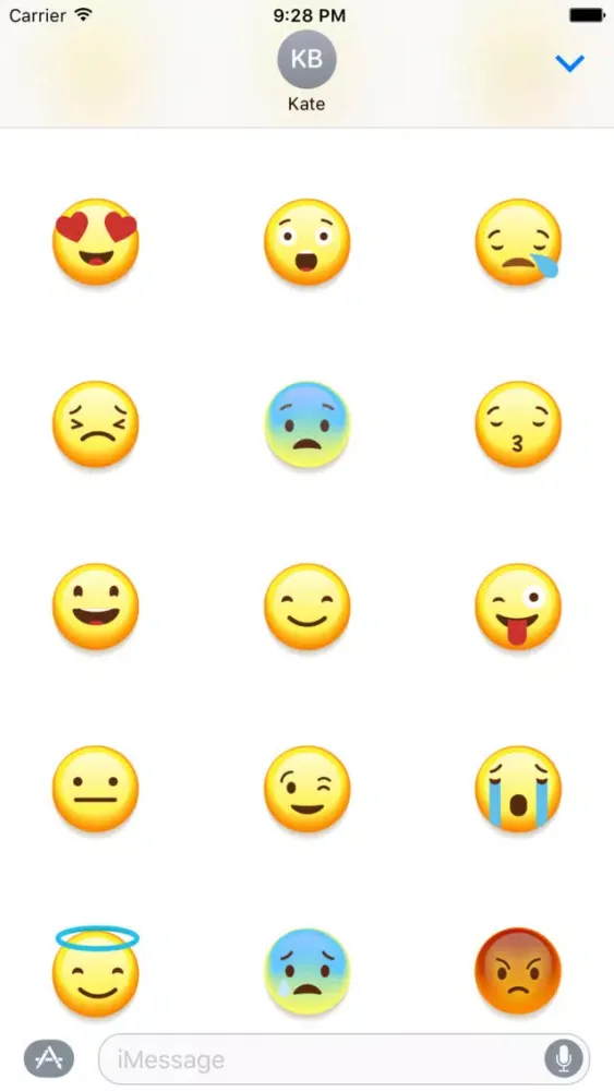 Emoji 3D Stickers for iMessage स्क्रीनशॉट