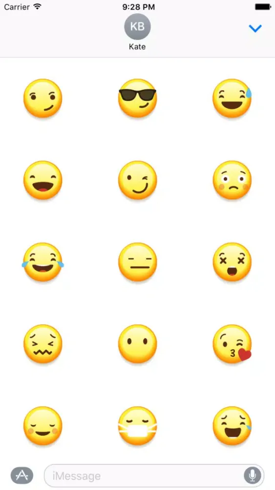 Emoji 3D Stickers for iMessage स्क्रीनशॉट