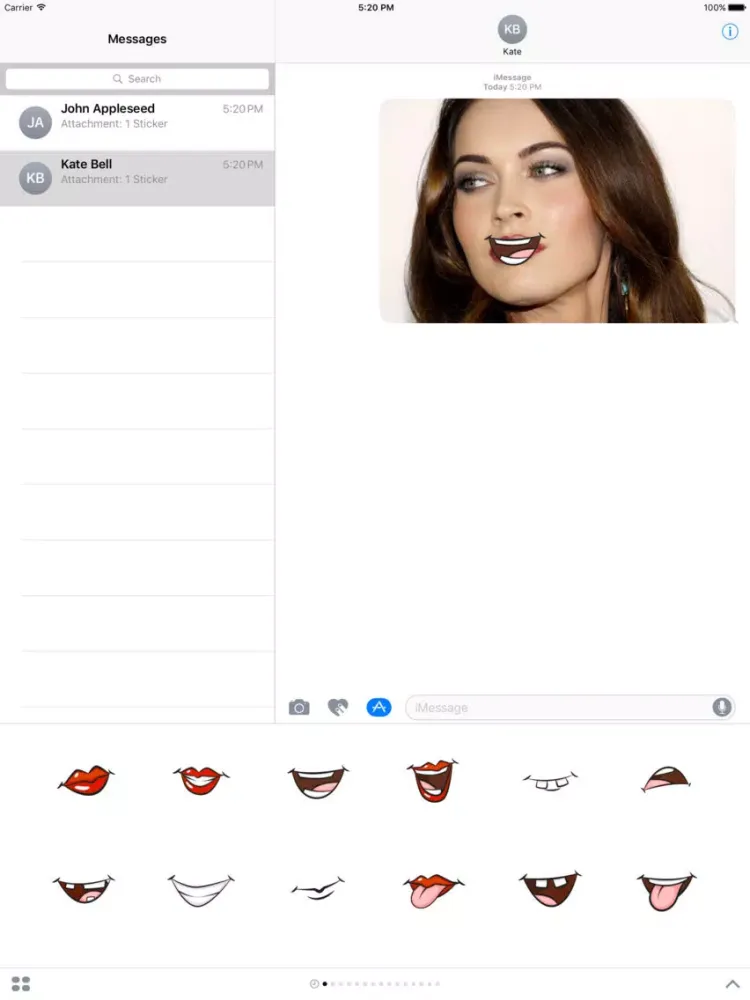 Sticker PhotoBomb iPad  स्क्रीनशॉट