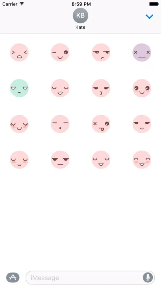 Kawaii Emoji Stickers Pack Screenshots