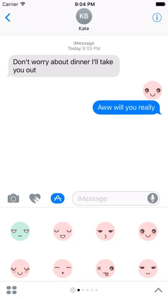 Kawaii Emoji Stickers Pack Screenshots