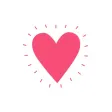 Pink Love Heart Stickers Pack