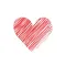 Red Heart Stickers