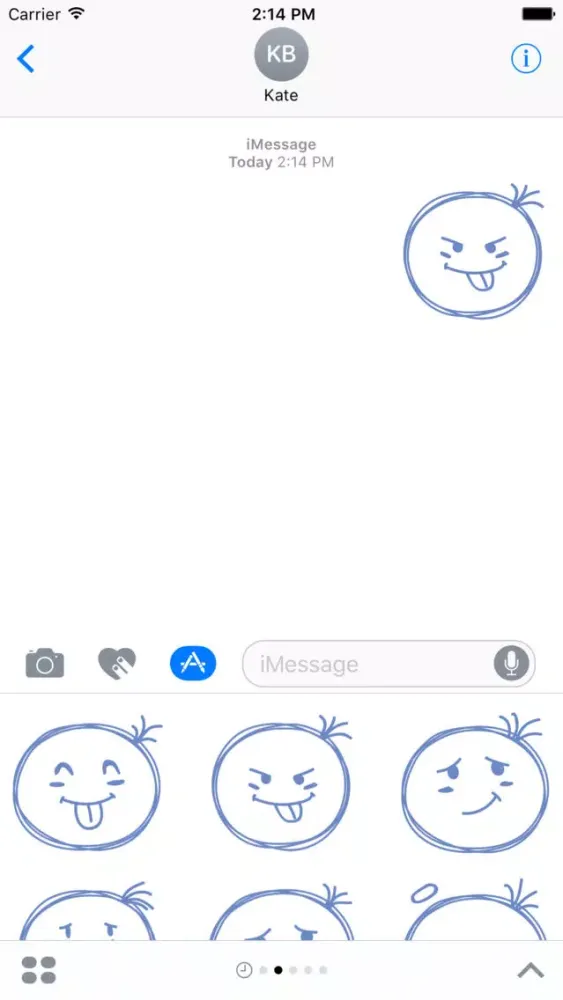 Screenshot di Sketchmoji - Kawaii Emoji Stickers