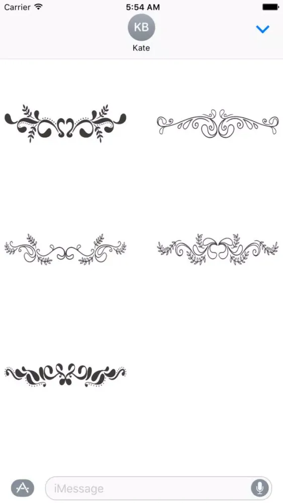 Ảnh chụp màn hình của Text Decorative Stickers - Ornaments