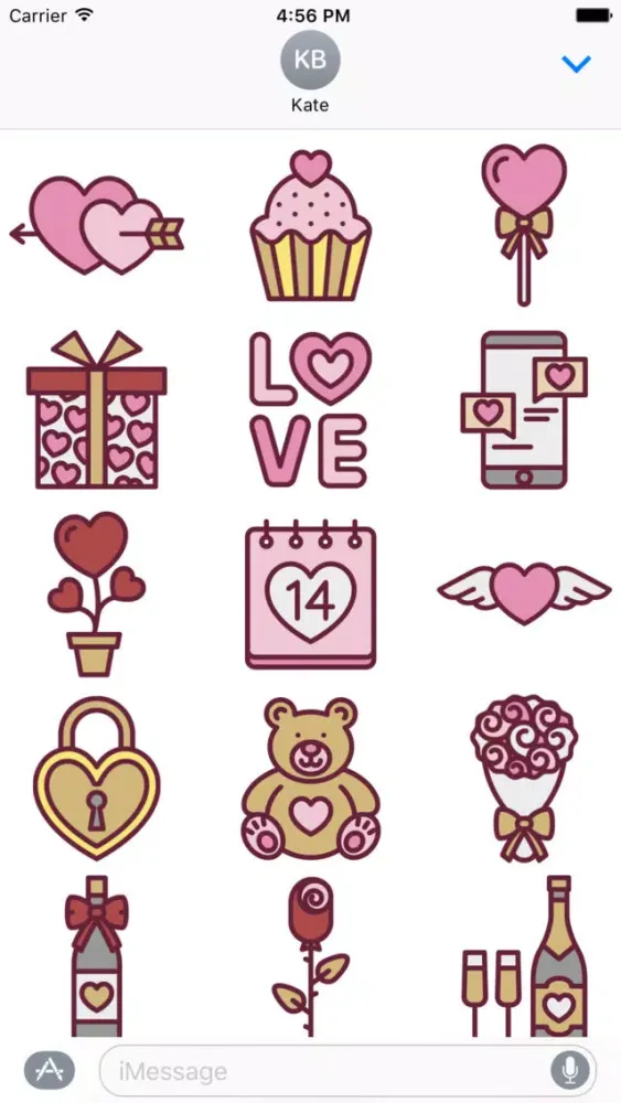 Zrzuty ekranu Charm & Love Stickers for iMessage
