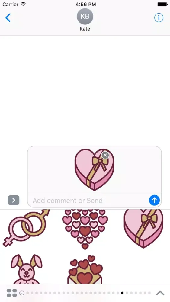 Zrzuty ekranu Charm & Love Stickers for iMessage