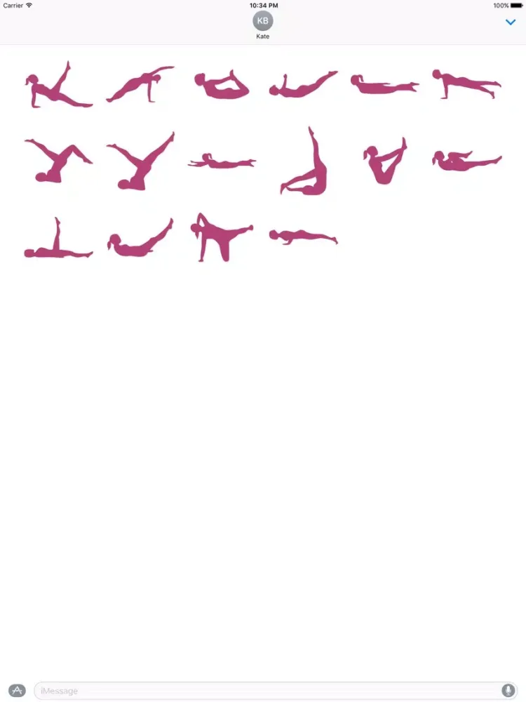 Скриншоты Pilates Stickers for instructors iPad 