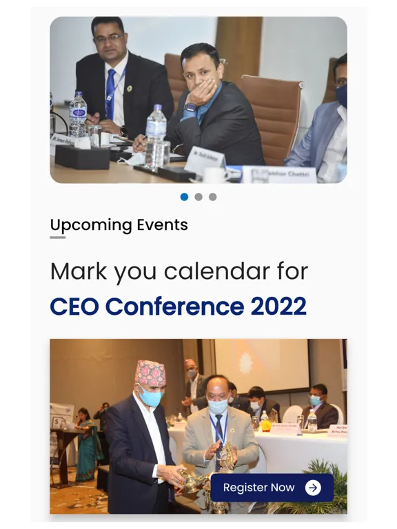 Zrzuty ekranu CEO Conference 2022 by MAN iPad 