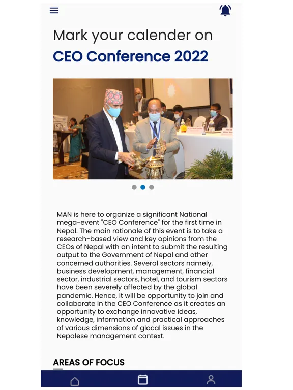 Zrzuty ekranu CEO Conference 2022 by MAN iPad 