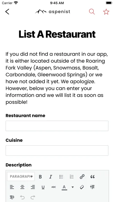 Aspenist Screenshots