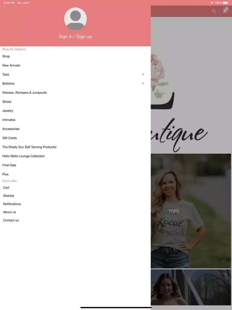 Скриншоты Aspen Lee Boutique iPad 