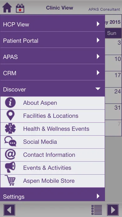 Capturas de pantalla de Aspen mHealth