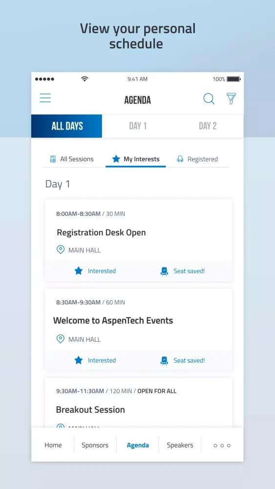 AspenTech Events应用截图