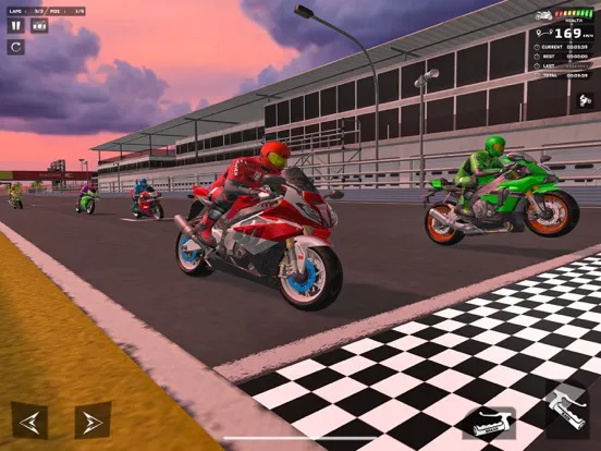 Real Moto Bike Racing Game 3d iPad 应用截图
