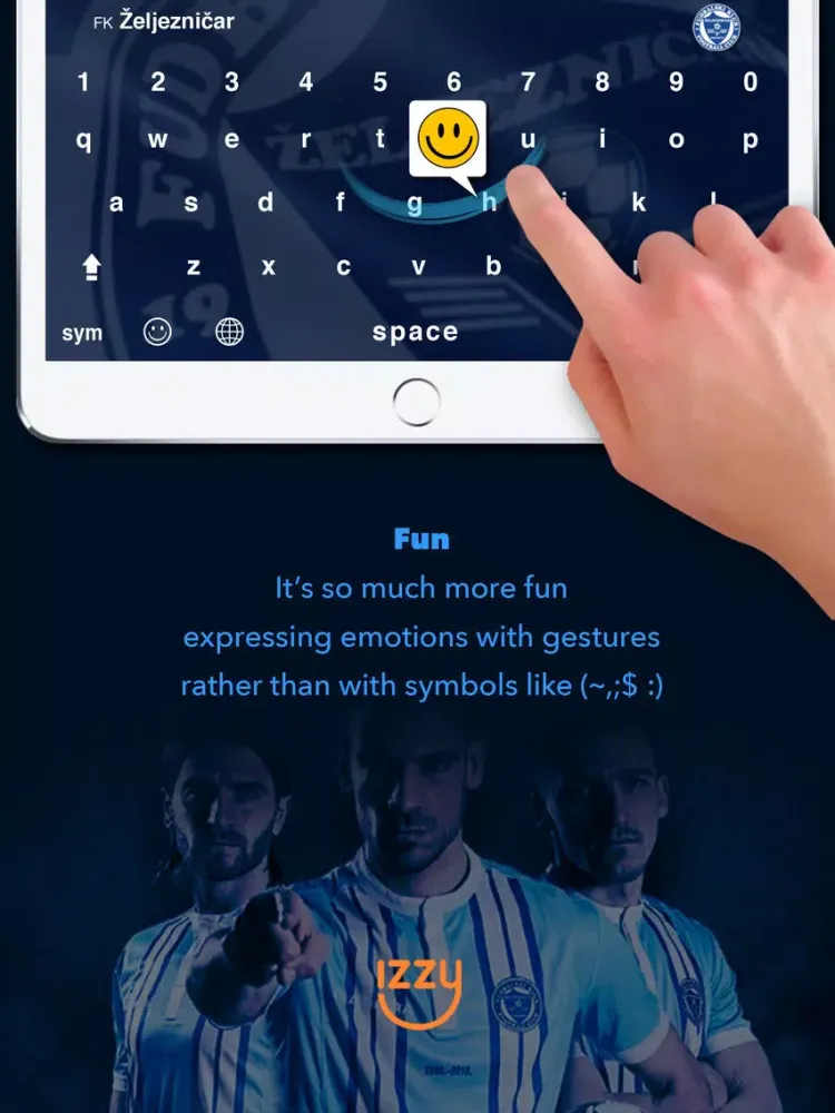 Captures d'écran de FK Željezničar Izzy iPad 