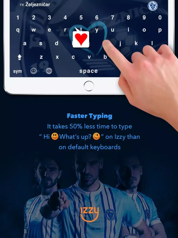 Captures d'écran de FK Željezničar Izzy iPad 