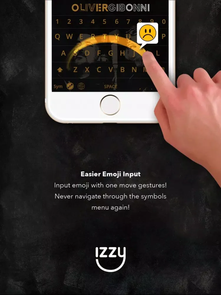 Tangkapan layar Oliver Gibonni Izzy iPad 