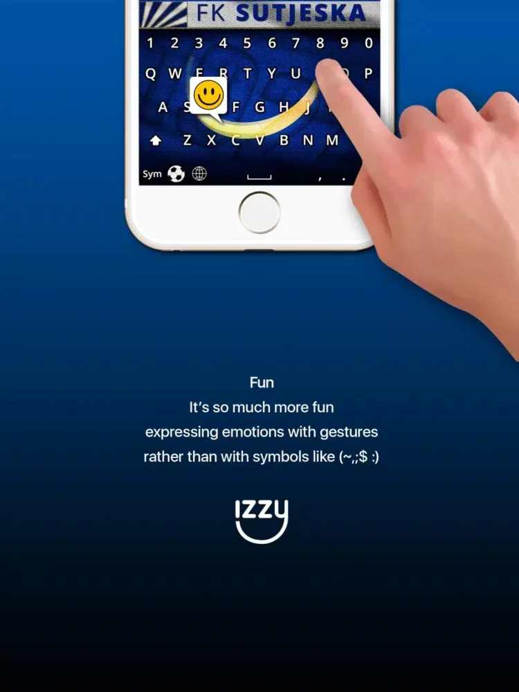 Tangkapan layar FK Sutjeska Izzy iPad 
