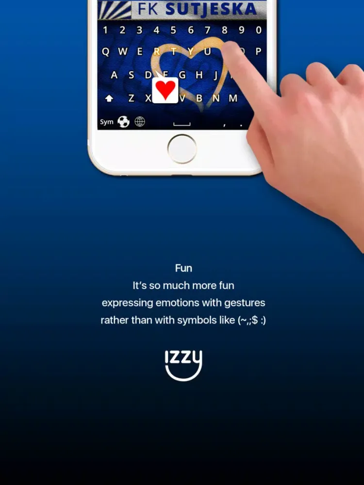 Tangkapan layar FK Sutjeska Izzy iPad 