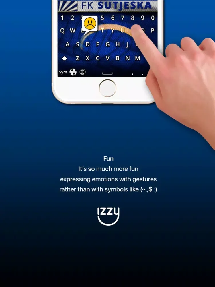 Tangkapan layar FK Sutjeska Izzy iPad 