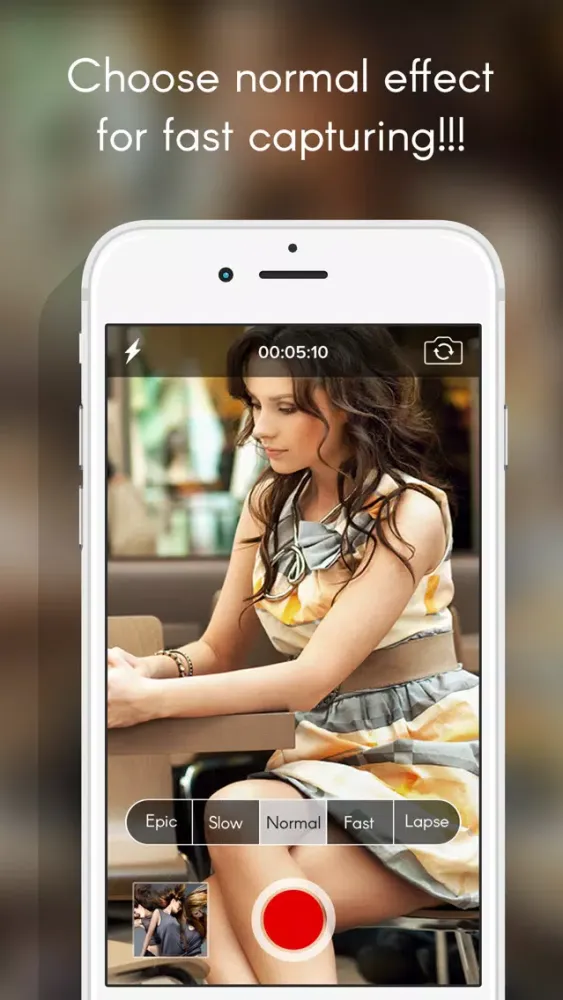 Capturas de tela do Camera Recorder : Slow, Fast, Epic, Lapse for Share with your friends