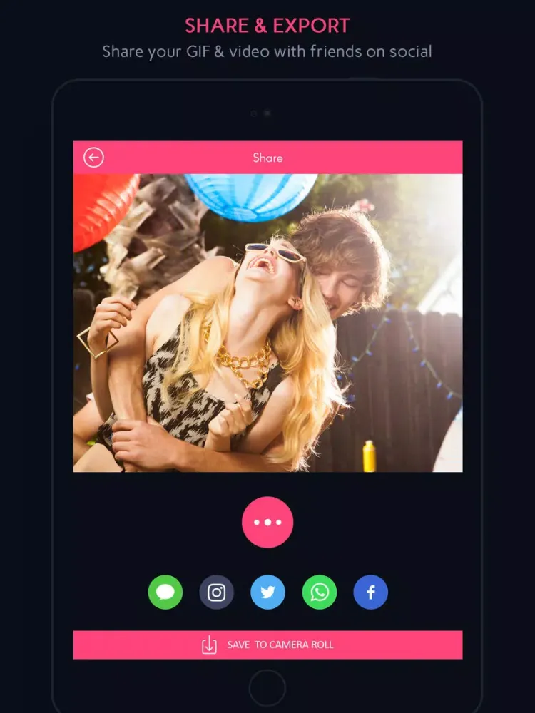 GIF Maker shop:Photo to GIF - Video editor and GIF iPad  Screenshots